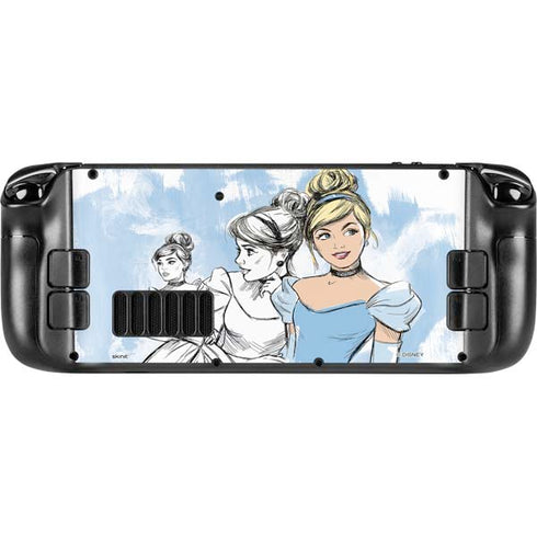 Disney Princess Cinderella Sketch Steam Deck Handheld Gaming Computer Skin
